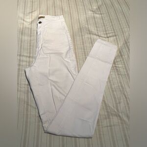 White Super High Rise long jeans, white, size 3 Aphrodite brand